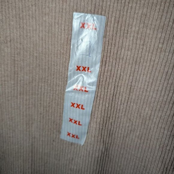 Old Navy NWT Women's Plush Tee Long Sleeve Ribbed Thermal Shirt Size XXL - Picture 2 of 4